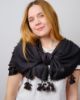 Picture of Crochet Pashmina Scarf Black