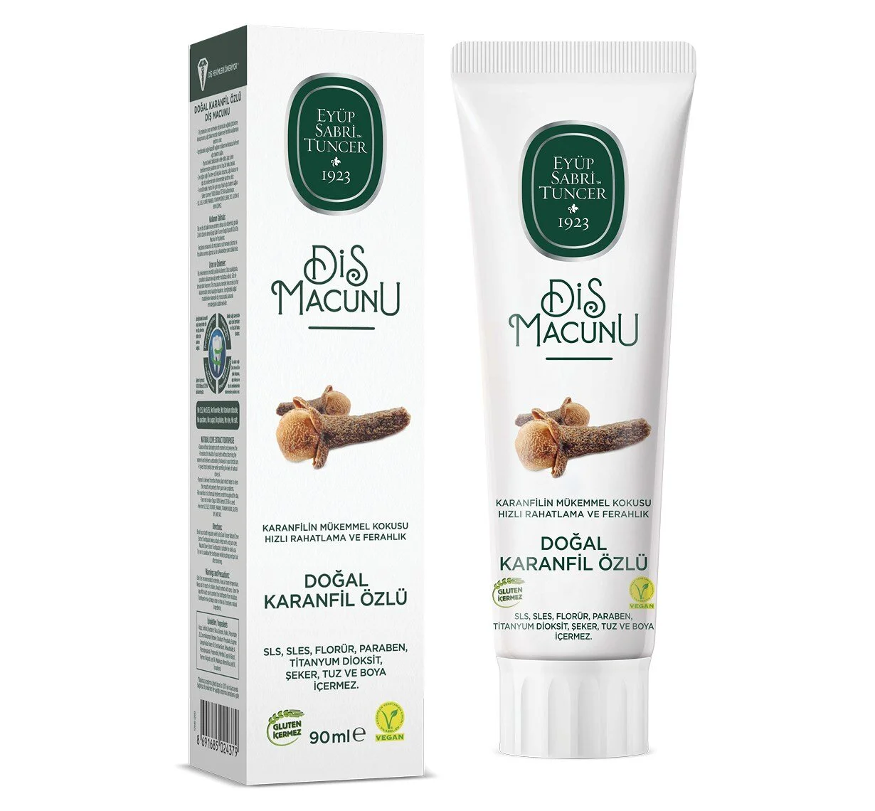 Doğal Karanfil Özlü Diş Macunu 90 ml resmi
