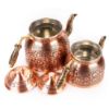Picture of Gaziantep Copper Daisy Special Workmanship Heavy Teapot