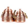 Picture of Gaziantep Copper Hand Carved Mini Teapot Red