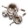 Picture of Gaziantep Copper Hand Forged Teapot Silver Color