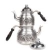 Picture of Gaziantep Copper Hand Carved Happyone Gray Color Teapot