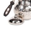 Gaziantep Bakır El Oyması Gümüş Renk Jumbo Çaydanlık resmi