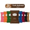 8'li Türk Kahvesi  Seti 100 Gr resmi