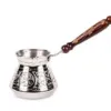 Picture of Gaziantep Handmade Nickel-plated Copper Coffee Pot for 2 Persons