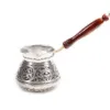 Picture of Gaziantep Handmade Nickel-plated Copper Coffee Pot for 2 Persons