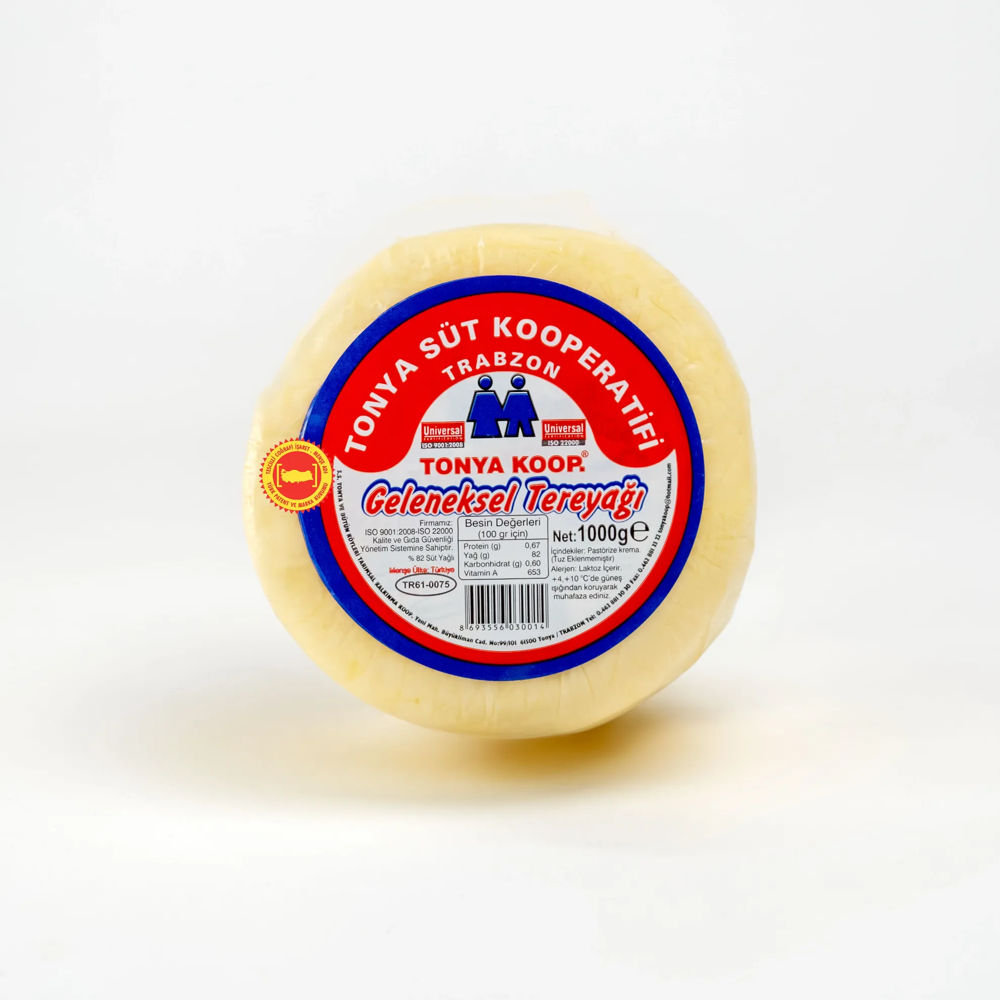 Tonya Tereyağı - Tonya Butter 1 Kg