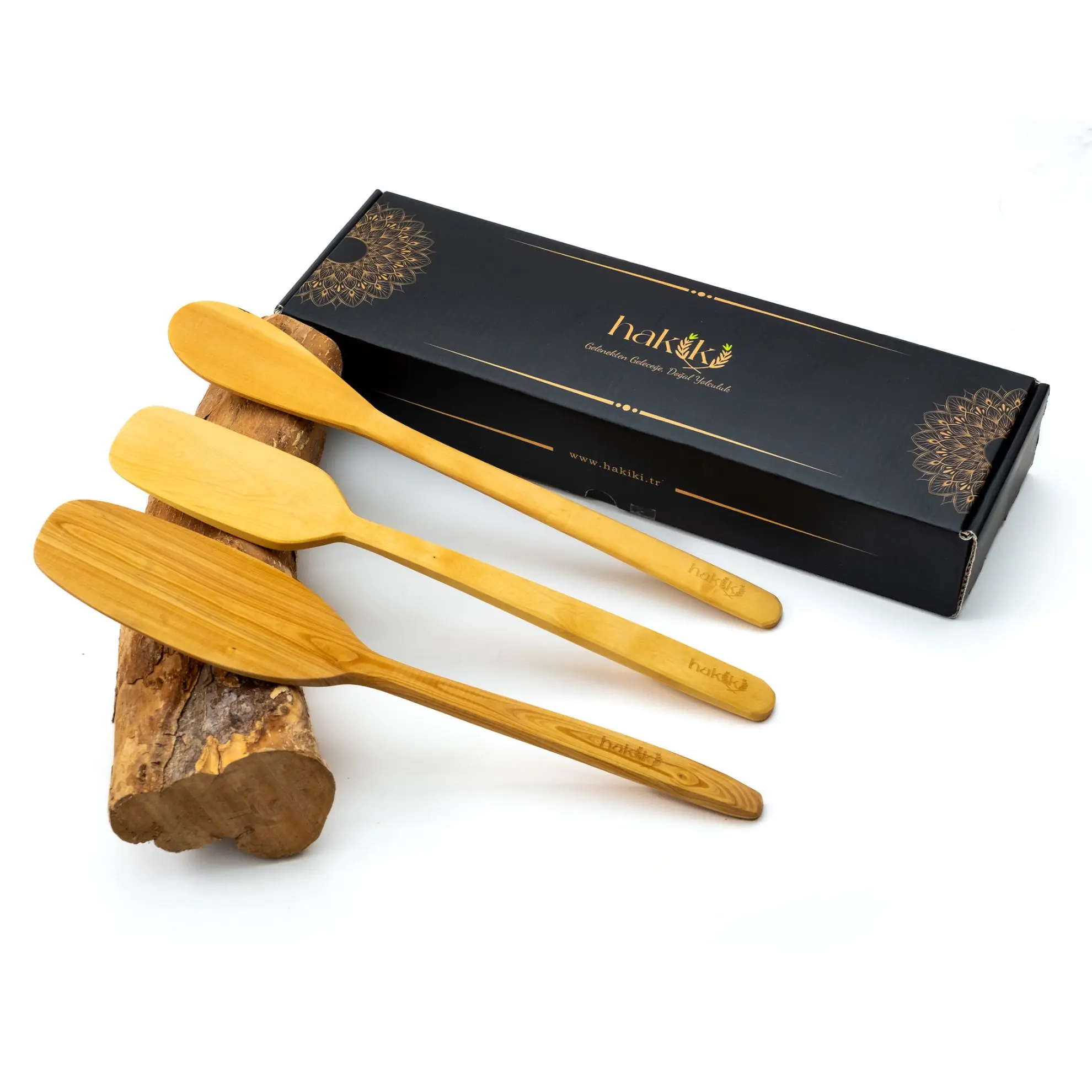 Şimşir Spatula Seti (Şimşir 30cm Serpme Spatula ,28cm Spatula,28cm Oval Spatula ) resmi