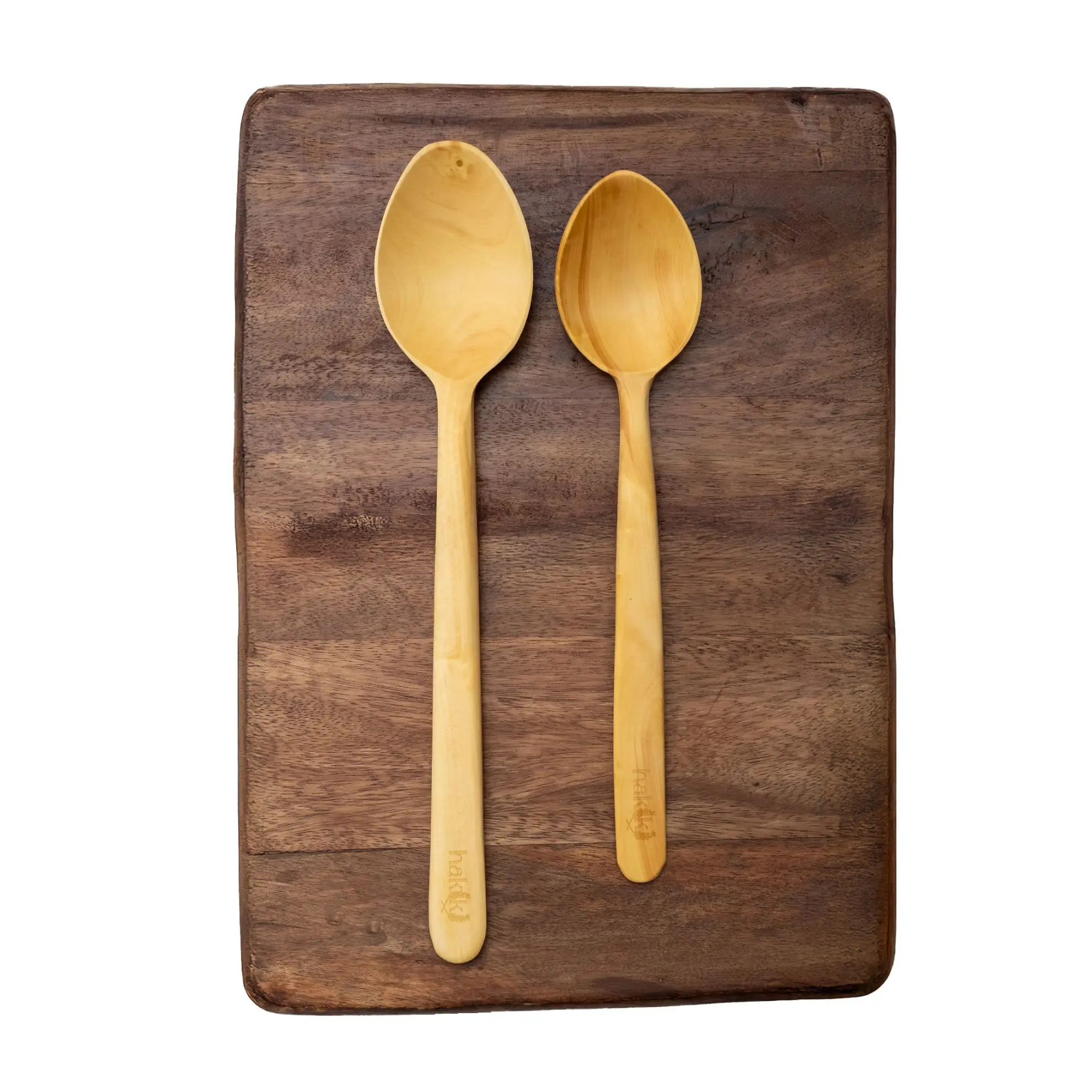 Picture of Handmade Boxwood 2-Piece Kitchen Set (30cm Boxwood Spoon, 26cm Boxwood Spoon)