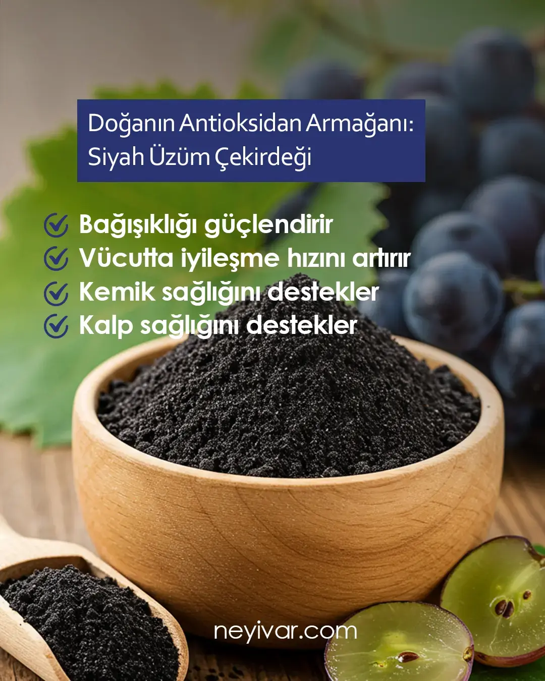 Siyah Üzüm Çekirdeği 2'li Paket resmi