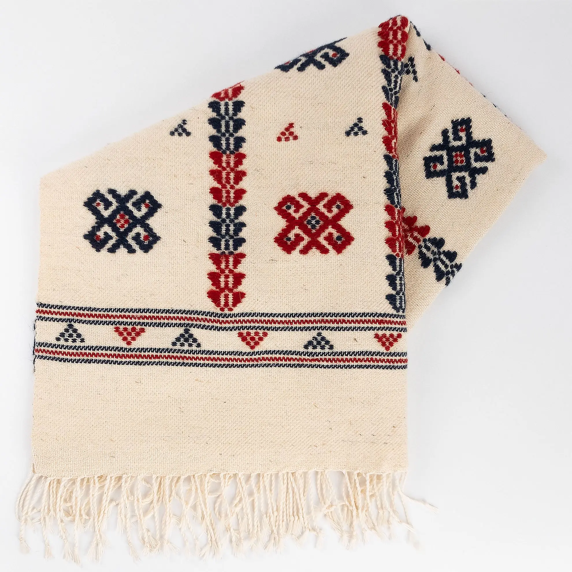 Koç Boynuzu Motifli El Dokuması Kilim resmi