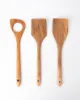 Picture of Handmade Walnut Spatula Set (30cm Scoop Spatula, 30cm Spatula, 30cm Slotted Spatula)