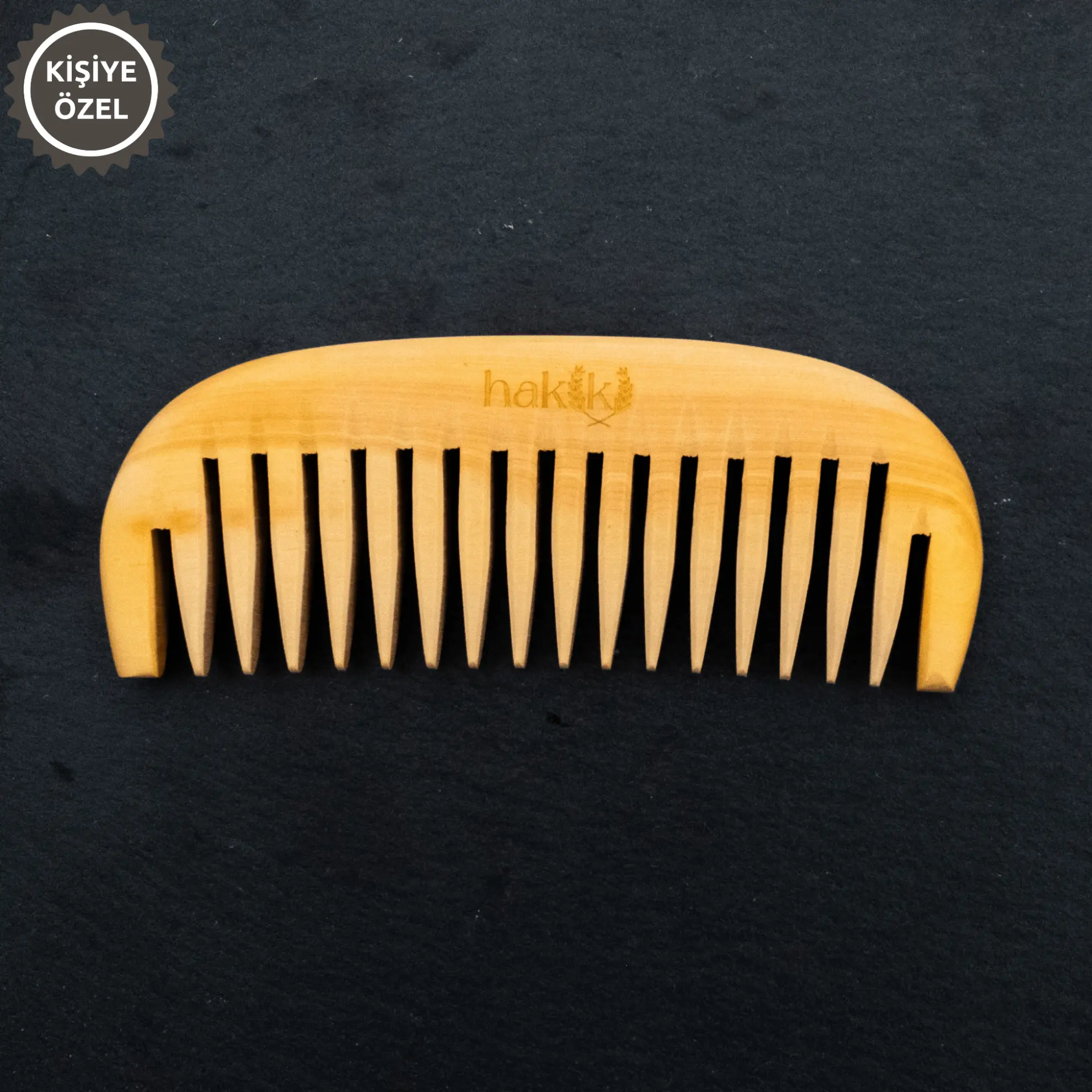 Geniş Dilli Şimşir Tarak + Defne Sabunu Seti