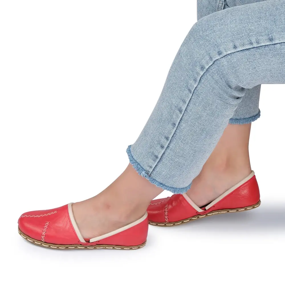 Avare Kadın Yemeni Kırmızı