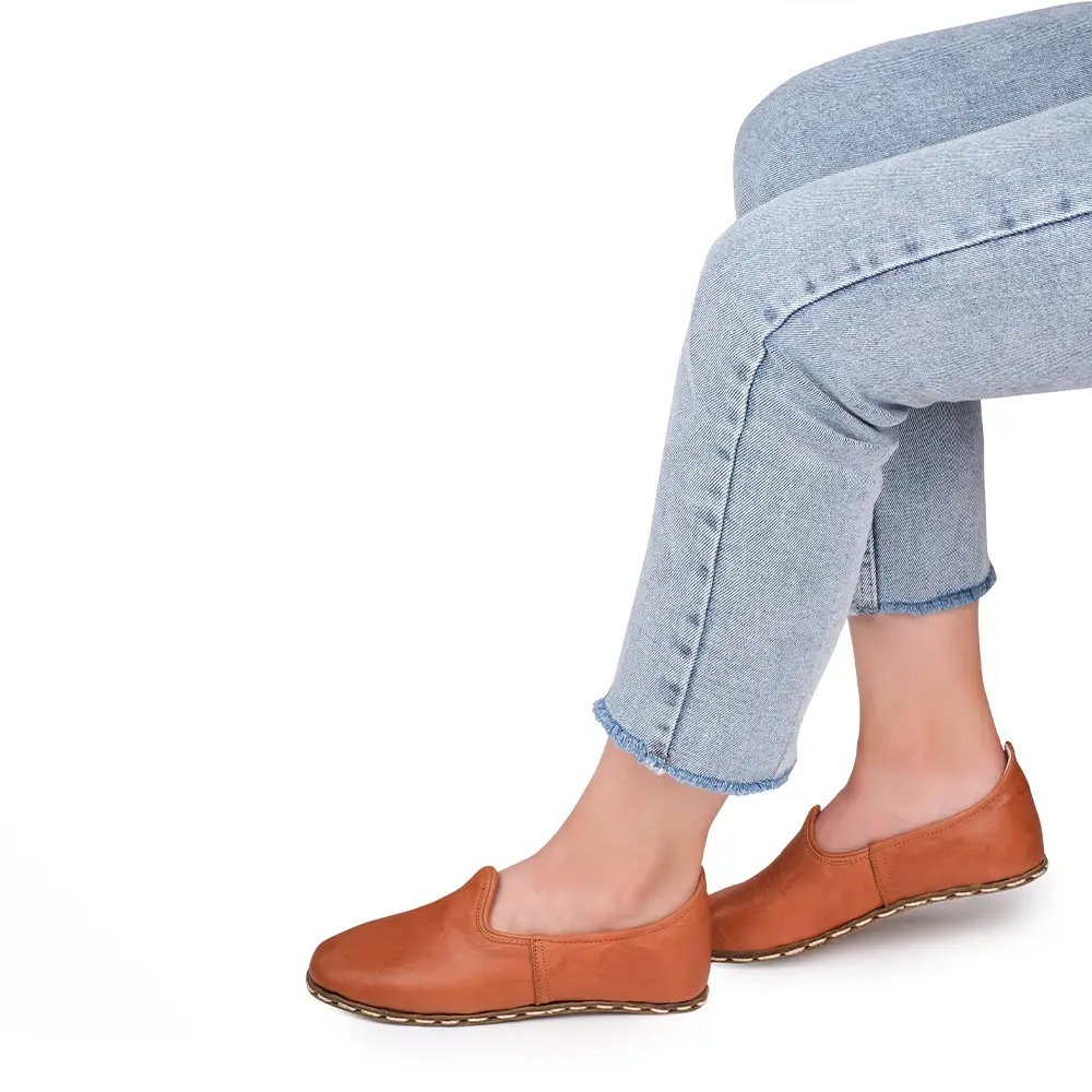 Fantazi Burunsuz Kadın Yemeni Kahverengi