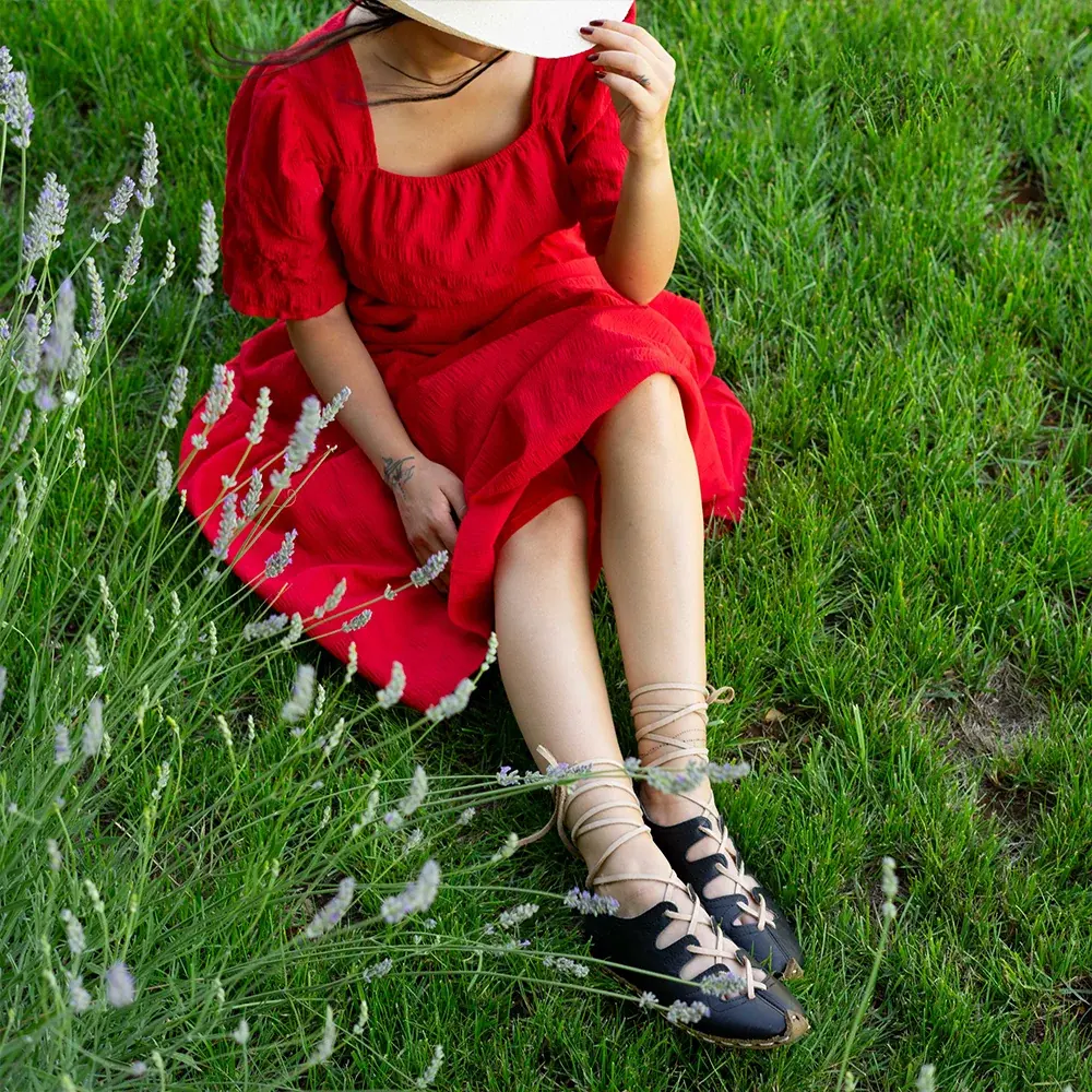 Kısa Zeyna Kadın Yemeni Siyah