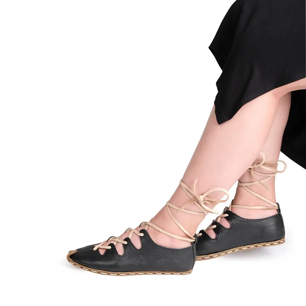 Kısa Zeyna Kadın Yemeni Siyah