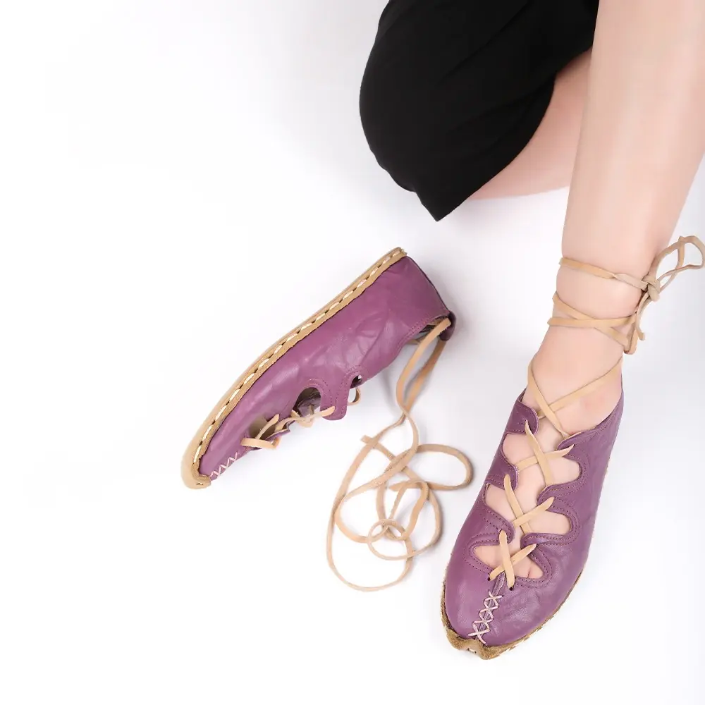 Kısa Zeyna Kadın Yemeni Mor