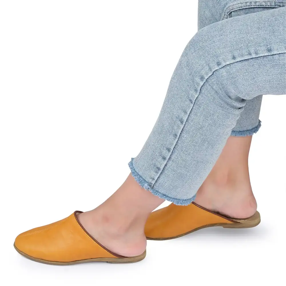 Standart Kadın Terlik Hardal