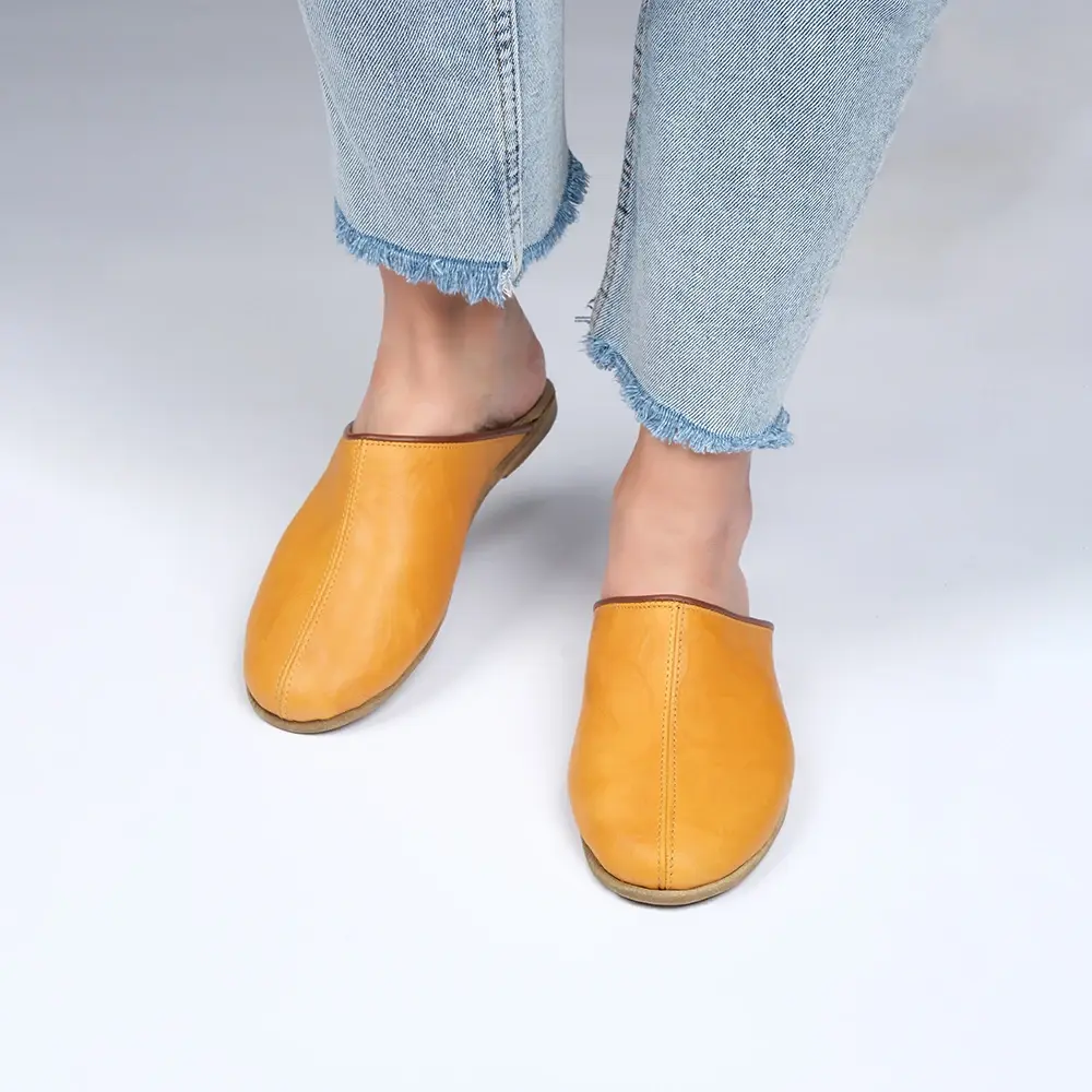 Standart Kadın Terlik Hardal