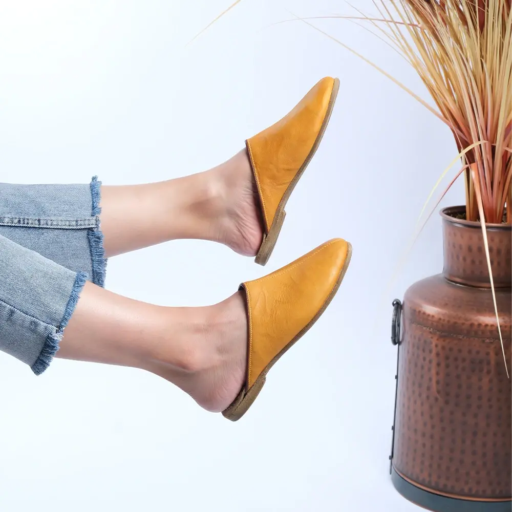 Standart Kadın Terlik Hardal