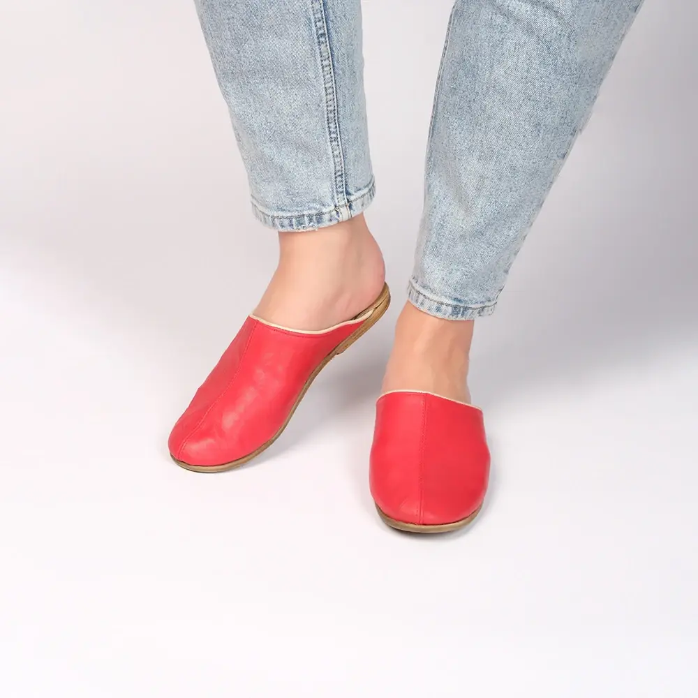 Standart Kadın Terlik Kırmızı