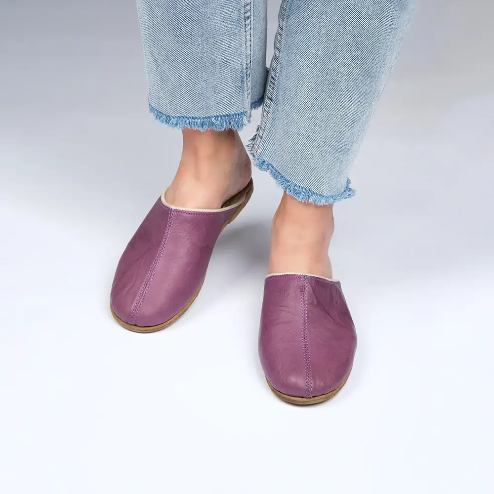 Standart Kadın Terlik Mor