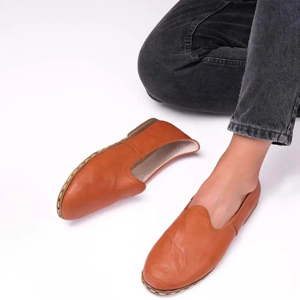 Fantazi Burunsuz Erkek Yemeni Kahverengi