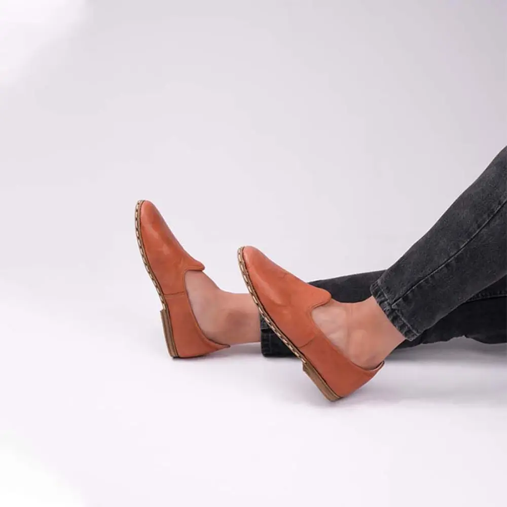 Fantazi Burunsuz Erkek Yemeni Kahverengi