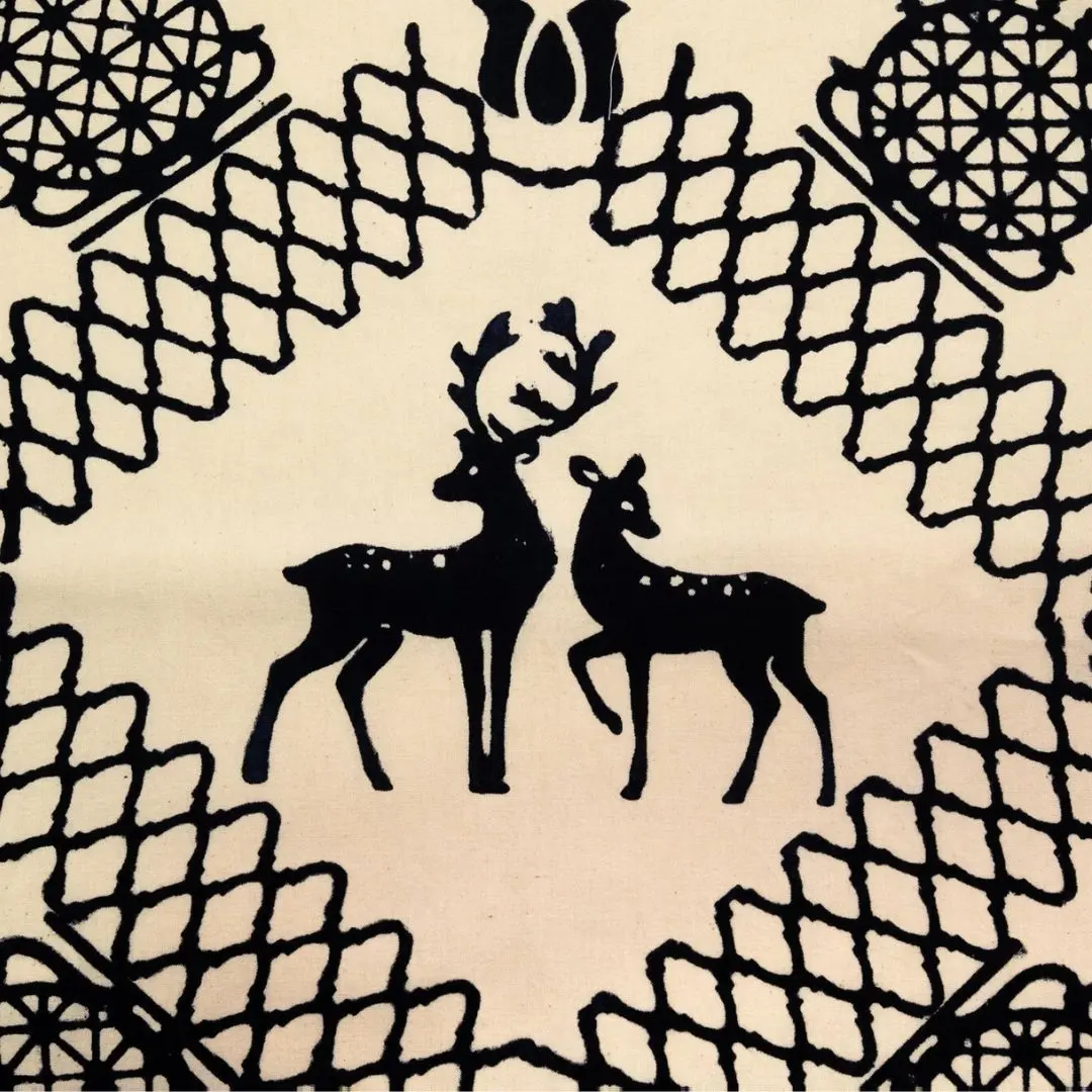 %100 El İşçiliği Kastamonu Taş Baskı Çanta Model 1