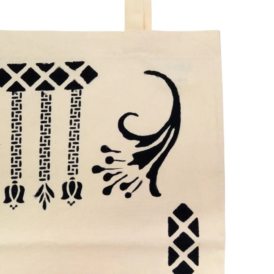 %100 El İşçiliği Kastamonu Taş Baskı Çanta Model 3