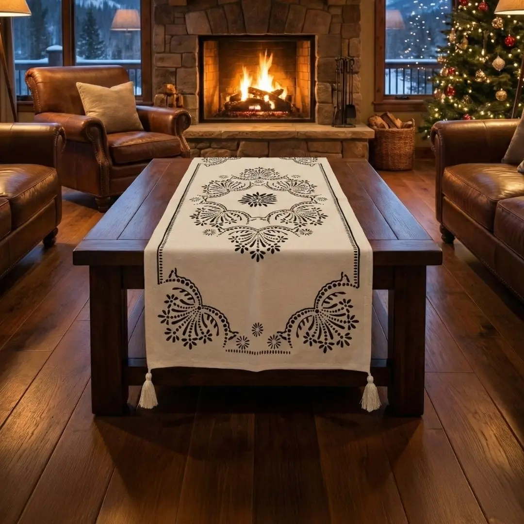 %100 El İşçiliği Kastamonu Taş Baskı Runner