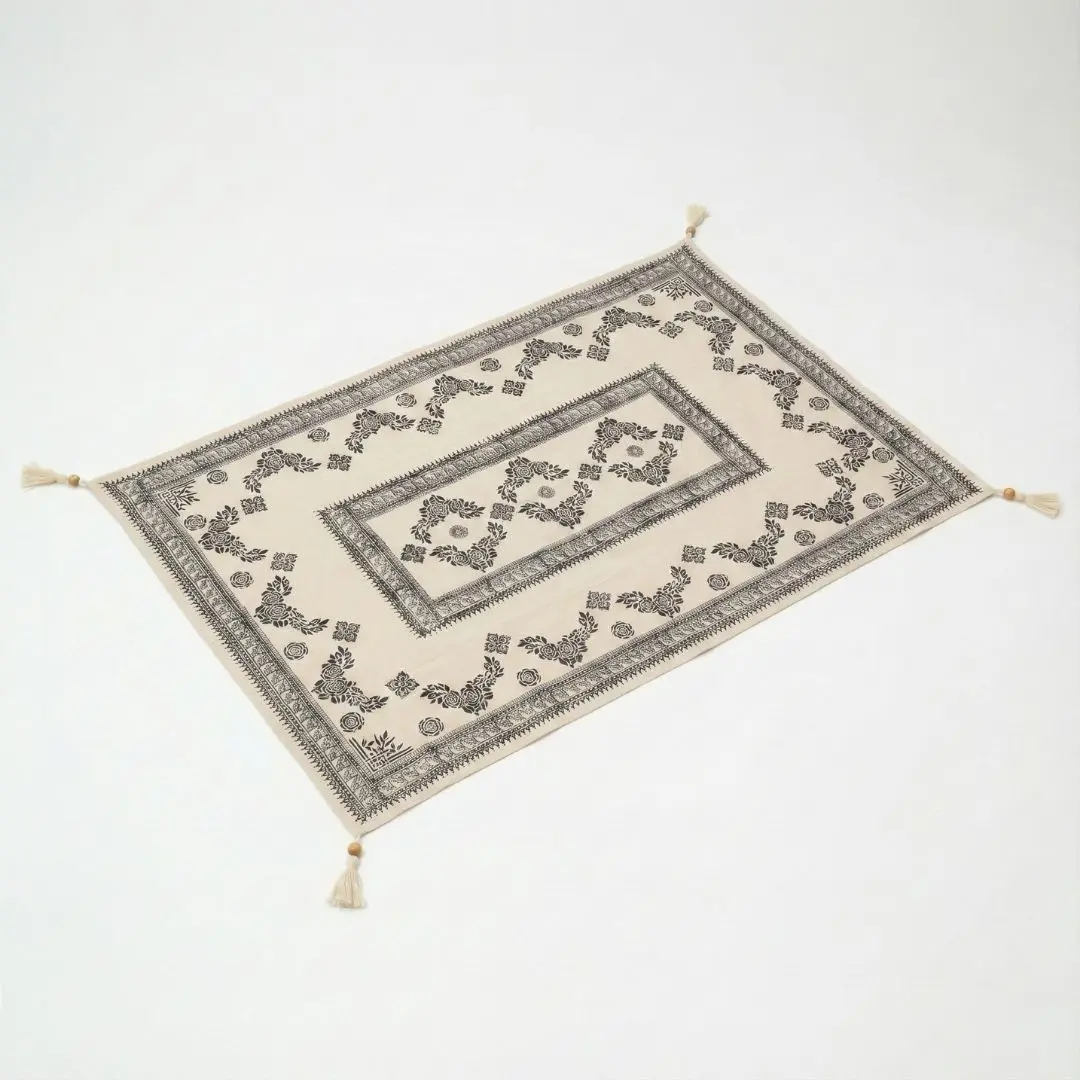 %100 El İşçiliği Kastamonu Taş Baskı Masa Örtüsü 150x200 Cm