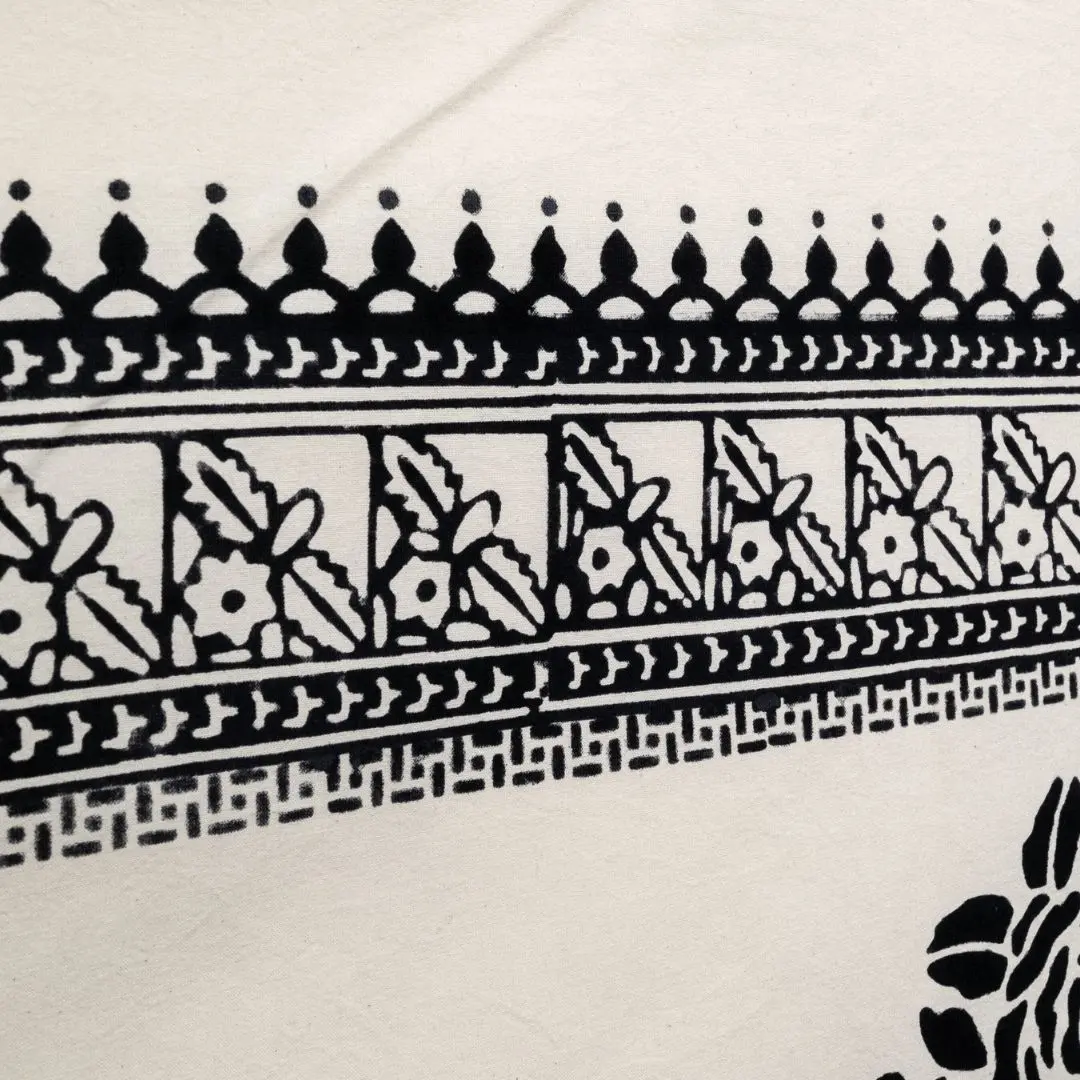 %100 El İşçiliği Kastamonu Taş Baskı Masa Örtüsü 150x200 Cm