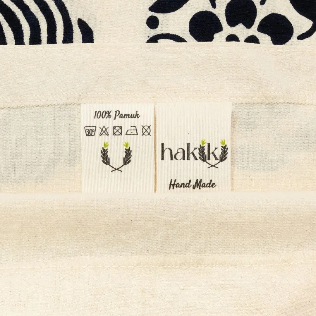 %100 El İşçiliği Kastamonu Taş Baskı Masa Örtüsü 150x150 Cm