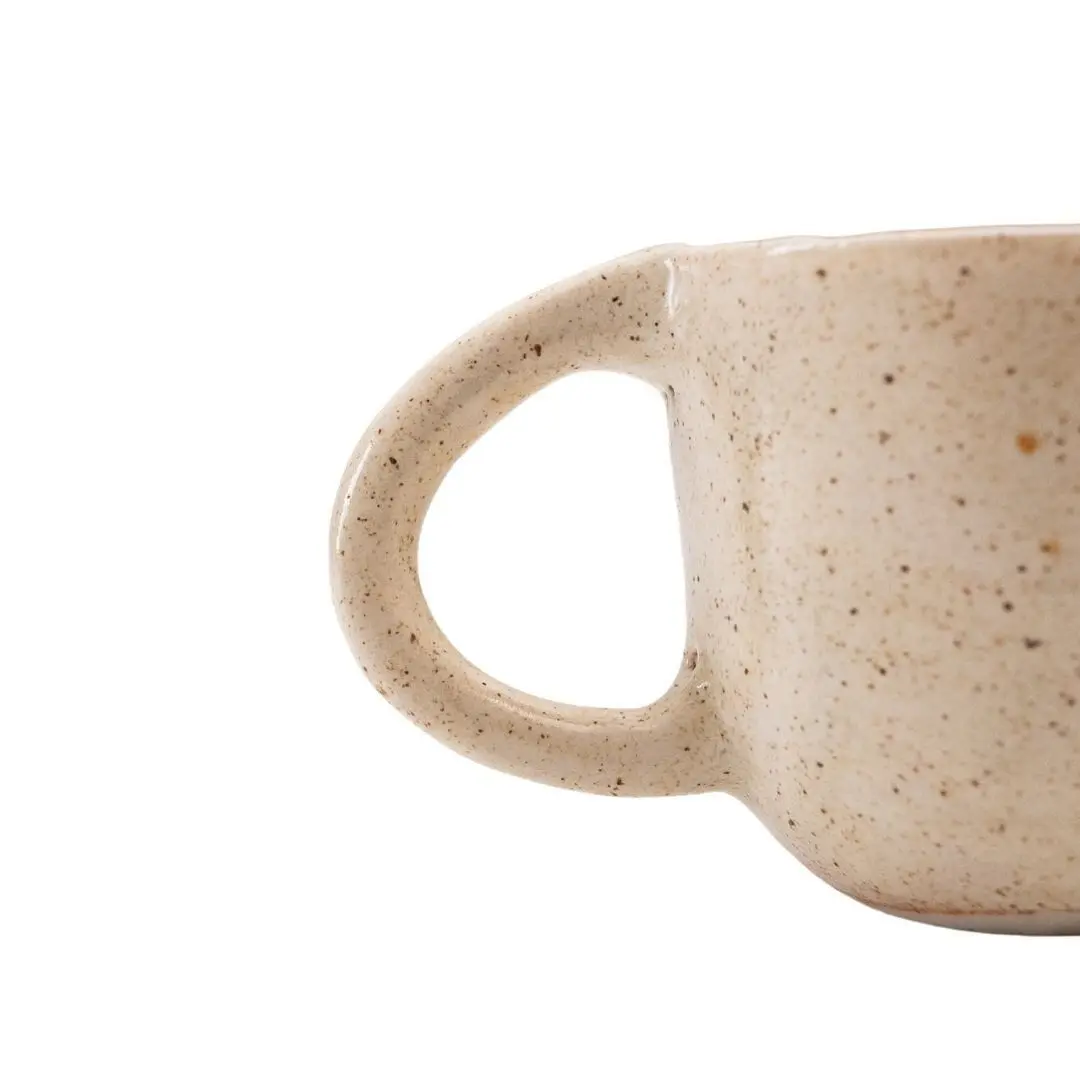 El Yapımı Seramik Bardak 2'li Set 80-100 Ml