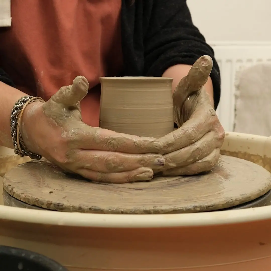 El Yapımı Seramik Bardak 2'li Set 80-100 Ml